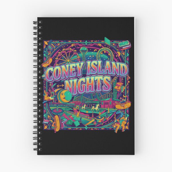 Item preview, Coney Island Nights: Vintage Neon Boardwalk Retro NYC designed and sold by FitEnvy.