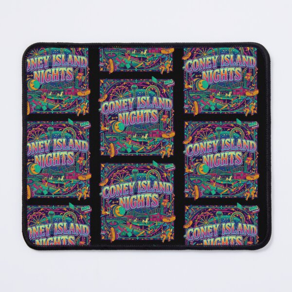 Item preview, Coney Island Nights: Vintage Neon Boardwalk Retro NYC designed and sold by FitEnvy.