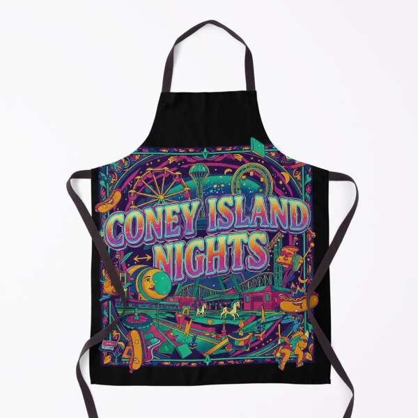 Item preview, Coney Island Nights: Vintage Neon Boardwalk Retro NYC designed and sold by FitEnvy.