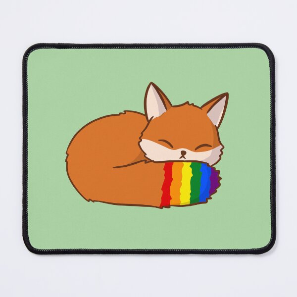Item preview, Sleeping fox with a proud tail designed and sold by ColorHurricane.