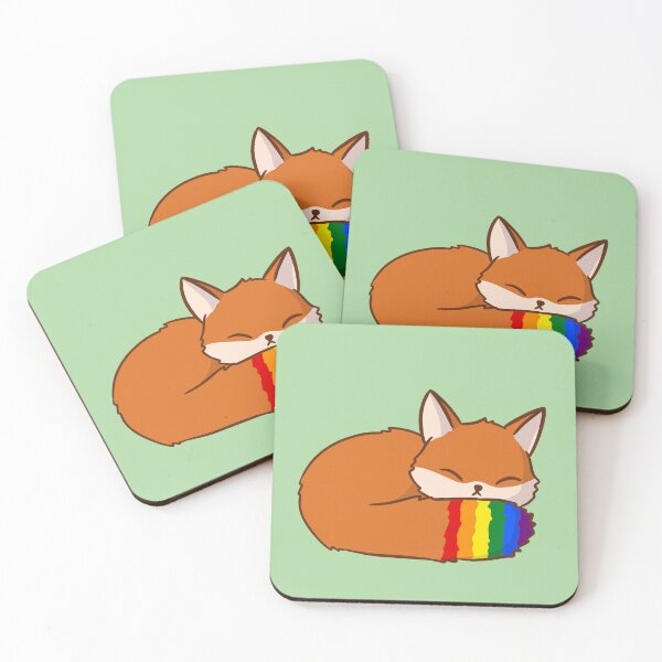 Item preview, Sleeping fox with a proud tail designed and sold by ColorHurricane.