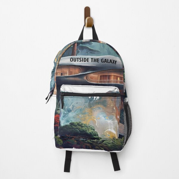 Item preview, OUTSIDE THE GALAXY - Surreal Jungle Architecture designed and sold by Modern Nest Art.