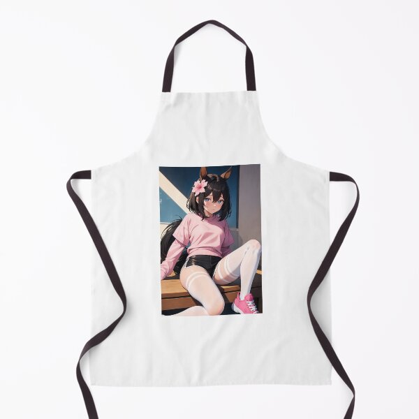 Item preview, Cute Anime Horse Girl - Masube Akinuye Pink Sporty Casual Aesthetic designed and sold by iloveanimechibi.