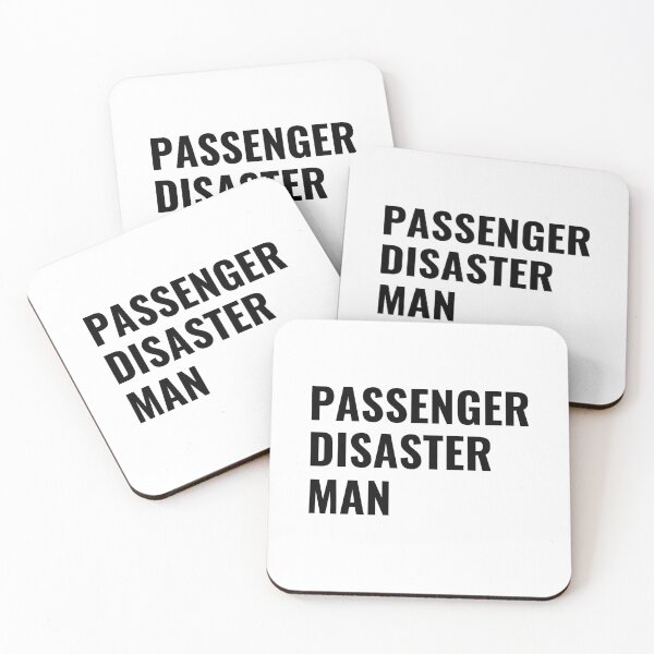 Item preview, Passenger Disaster Man (Black) designed and sold by ShipCrewNation.
