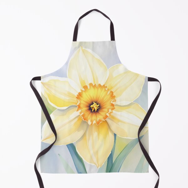 Item preview, Soft Yellow Daffodil Watercolor Floral Design designed and sold by roxysnextgenart.