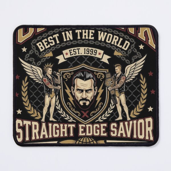 Item preview, Best in the World Straight Edge Punk Wrestler Vintage Graphic designed and sold by The Irish Whip.