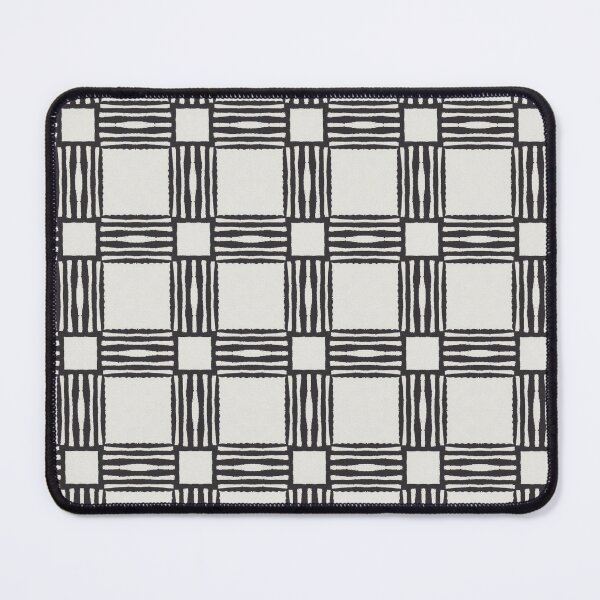Item preview, Black Stripe Cross Geometric Pattern designed and sold by GraceInNatureCo.