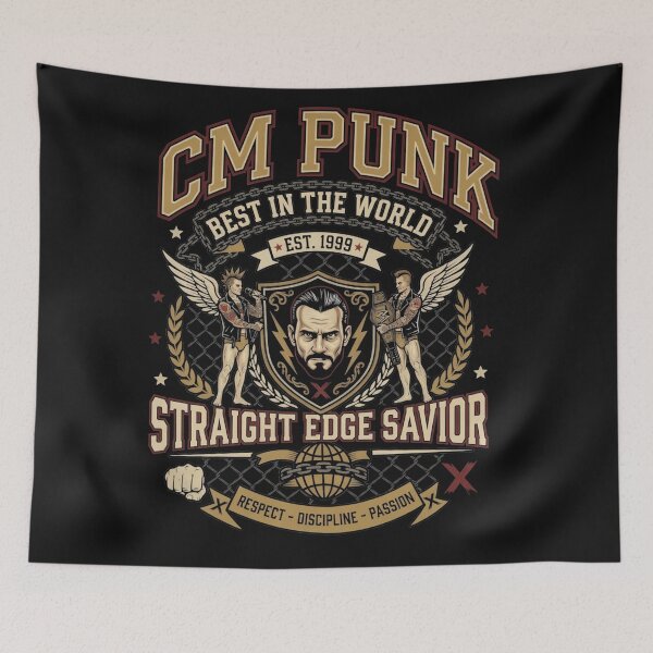 Item preview, Best in the World Straight Edge Punk Wrestler Vintage Graphic designed and sold by The Irish Whip.