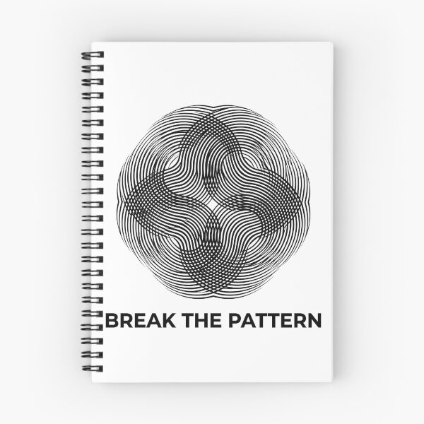 Item preview, Break The Pattern – Minimalist Op Art Geometric Optical Illusion Design designed and sold by PLUSHIWORLDtm.