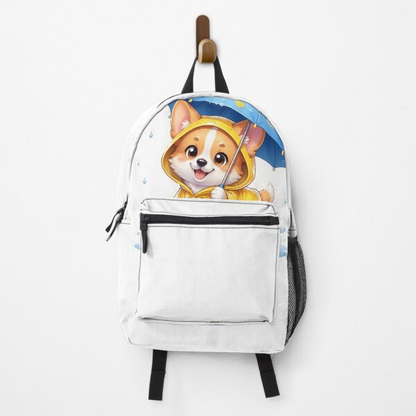 Item preview, Kawaii Corgi in Raincoat Walking designed and sold by Ashley critters.
