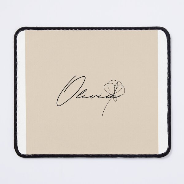 Item preview, Olivia Name Sticker – Aesthetic Minimal Cute Personalized Design designed and sold by ALNA05.