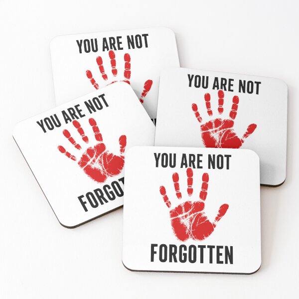 Item preview, You Are Not Forgotten Red Hand Awareness Design designed and sold by JackCurtis1991.