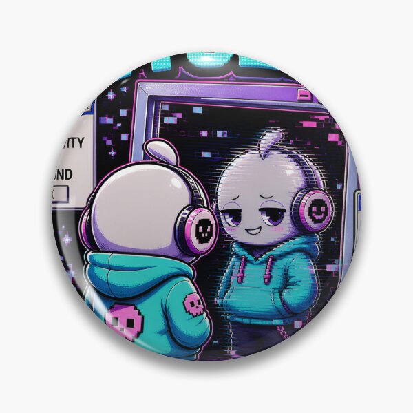Item preview, I Found Myself Would Not Recommend – Dark Humor Retro Aesthetic Kawaii Glitch Mirror 90s Tech Design designed and sold by Rude Bot.