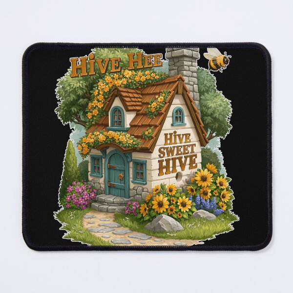 Item preview, Hive Sweet Hive Cottagecore Bee House designed and sold by Marcikart.