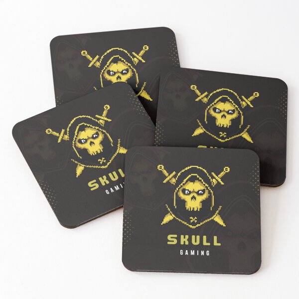 Item preview, Skull Gaming Logo | Dark Gamer Aesthetic | Esports Style Pixel Art designed and sold by SVenterprises.