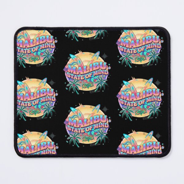 Item preview, Malibu State of Mind Retro California Sunset Palm Trees designed and sold by FitEnvy.