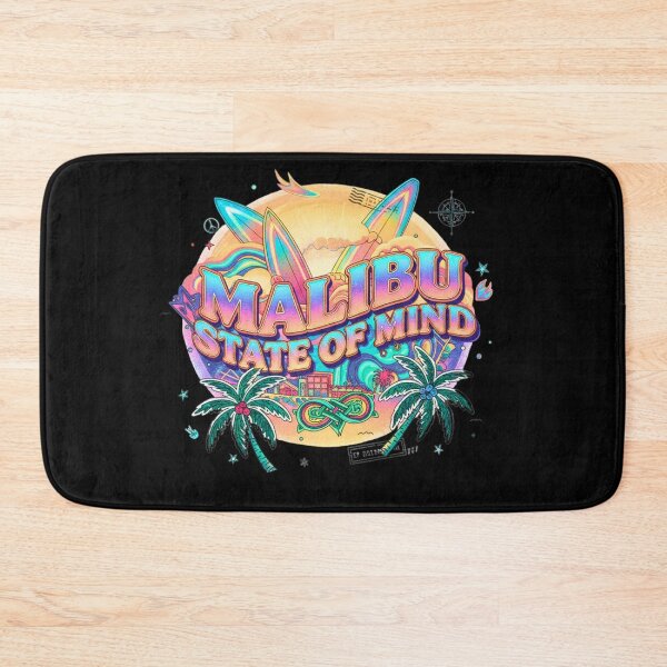 Item preview, Malibu State of Mind Retro California Sunset Palm Trees designed and sold by FitEnvy.