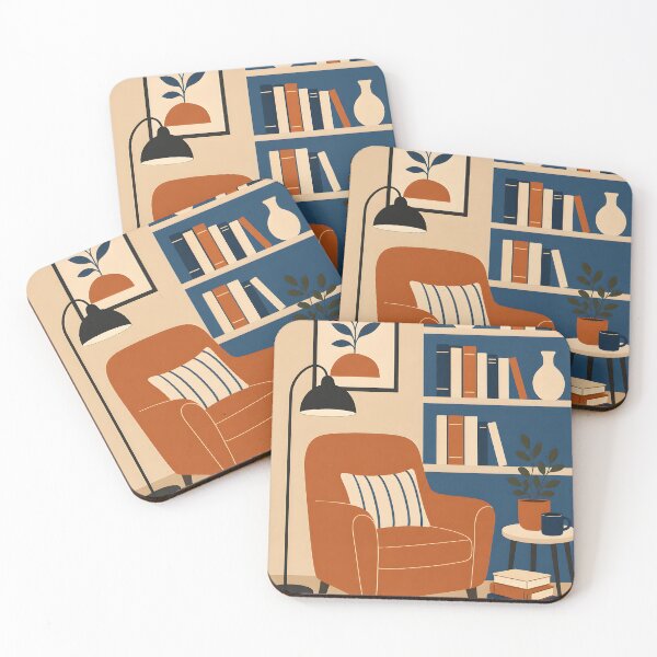 Item preview, Quiet Corner – Cozy Reading Space Art designed and sold by CreativePrints3.