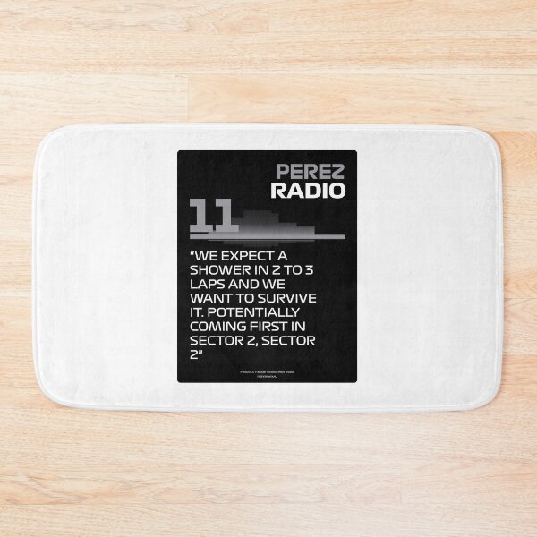 Item preview, We expect a shower in 2 to 3 lap - #SP11 F1 Team Radio designed and sold by Heybratan.