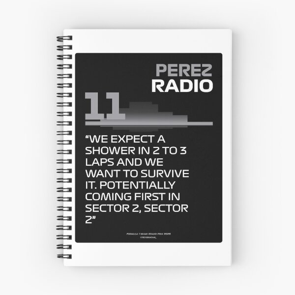 Item preview, We expect a shower in 2 to 3 lap - #SP11 F1 Team Radio designed and sold by Heybratan.