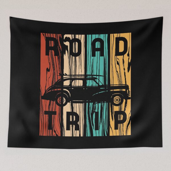 Item preview, Retro Road Trip Car Design designed and sold by EichStore.