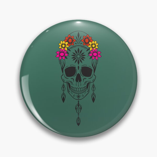 Item preview, Flower Skull designed and sold by elife.ds.