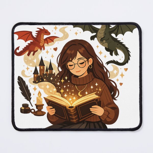 Item preview, Fantasy Romance Reader Booktok Art designed and sold by Art by Debasish.