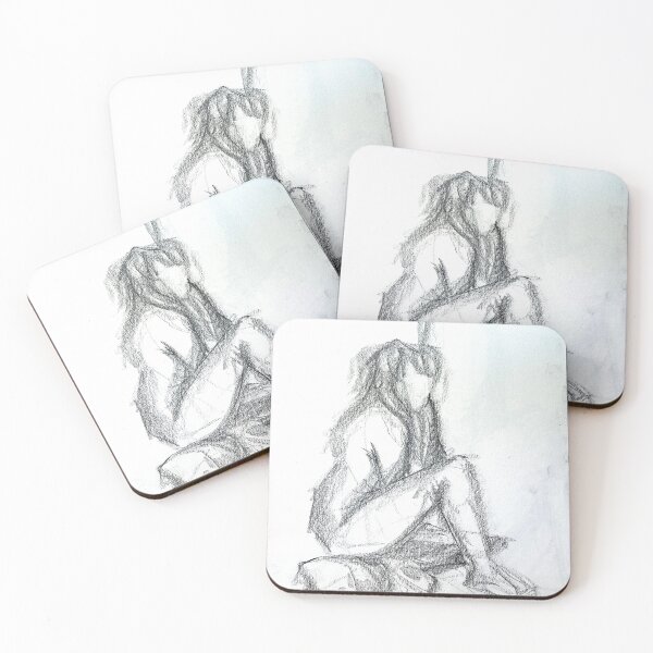 Item preview, Study of a Reclining Figure - Woman | Pencil designed and sold by miguelfra.artwork.