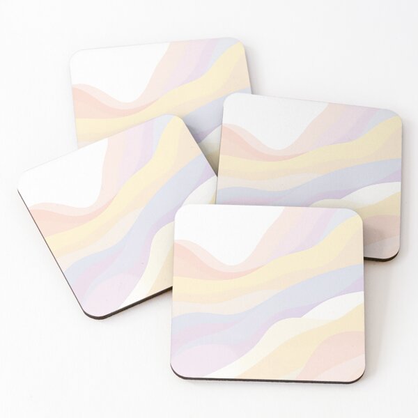 Item preview, Soft Pastel Wave Abstract Aesthetic Design designed and sold by roxysnextgenart.