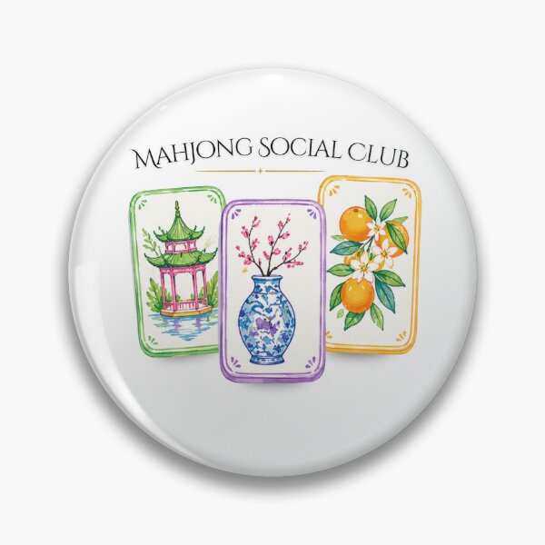 Item preview, Mahjong Social Club designed and sold by The Sassy Print.