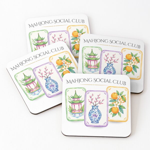 Item preview, Mahjong Social Club designed and sold by The Sassy Print.