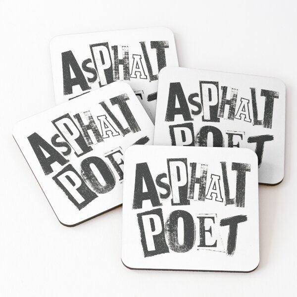 Item preview, Asphalt Poet - Skate Street Typography Tee Sticker Grunge Skateboarder Gift designed and sold by sharifex.