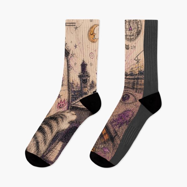 Item preview, Cat POV Video Game Doodle Art – Dreamy Rooftop Adventure designed and sold by DrizzyV.