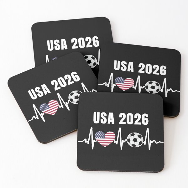 Item preview, Soccer USA 2026 American Flag America World Cup Fan Gift designed and sold by DogLover332.