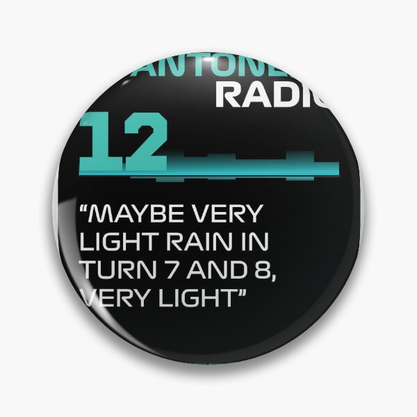 Artikelvorschau, Vielleicht leichter Regen - #KA12 F1 Team Radio entworfen und verkauft von Heybratan.