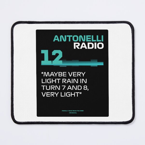 Item preview, Maybe very light rain - #KA12 F1 Team Radio designed and sold by Heybratan.