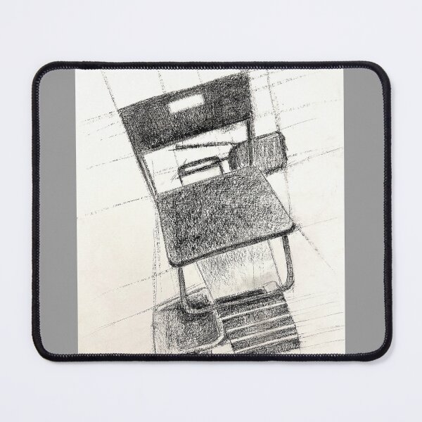 Item preview, Anatomy of a Chair - Top Perspective | Charcoal designed and sold by miguelfra.artwork.