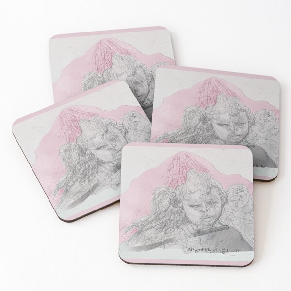 Item preview, Angel Playing Flute (Original Art Drawing by ACCI) designed and sold by VanyssaGraphics.