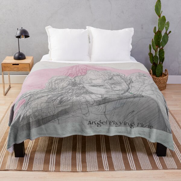 Item preview, Angel Playing Flute (Original Art Drawing by ACCI) designed and sold by VanyssaGraphics.