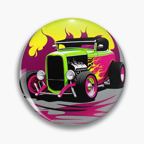 Item preview, Psychedelic Sunset Hot Rod designed and sold by rgagliardi2017.