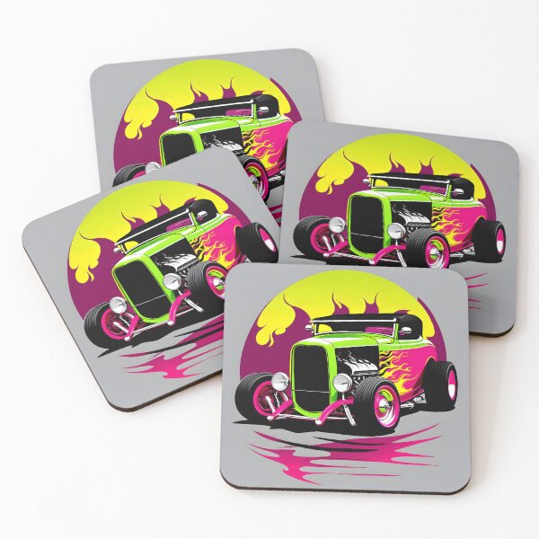 Item preview, Psychedelic Sunset Hot Rod designed and sold by rgagliardi2017.