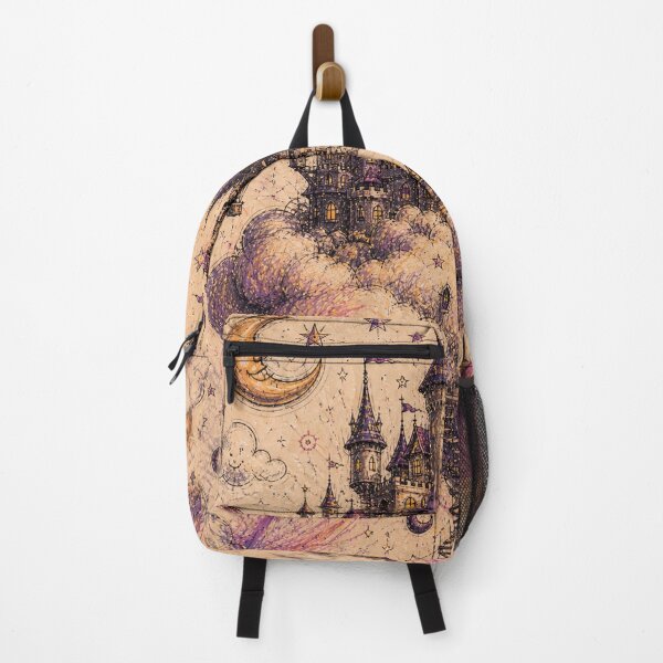 Item preview, Castle on a Cloud Doodle Art – Dreamy Fantasy Sky Illustration designed and sold by DrizzyV.