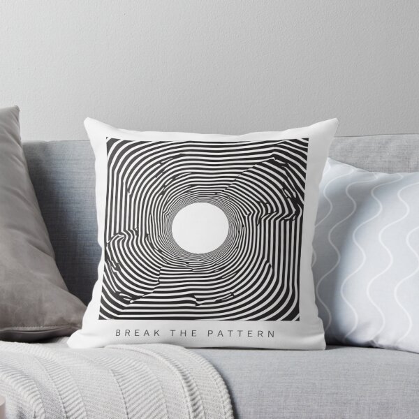 Item preview, Break The Pattern – Minimalist Optical Illusion Design, Modern Abstract Mindset Art designed and sold by PLUSHIWORLDtm.