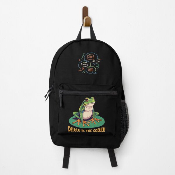 Item preview, Delulu Is the Solulu Frog – Funny Motivational Meme Aesthetic designed and sold by TestudoDesign.
