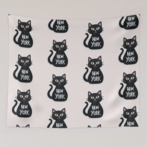 Item preview, Black Cat New York  designed and sold by PamLeeDesign.