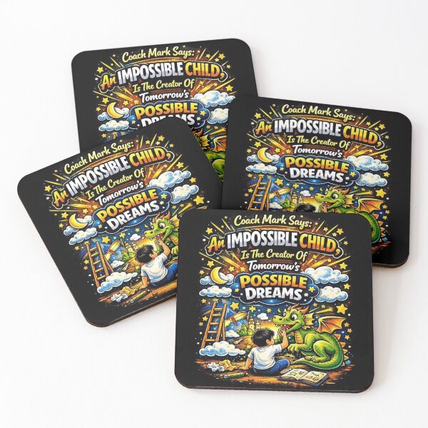 Item preview, Coach Mark Says Motivational Art Series Impossible Child 2026 Edition designed and sold by JustRun.