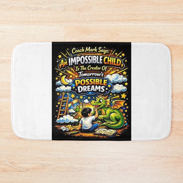 Item preview, Coach Mark Says Motivational Art Series Impossible Child 2026 Edition designed and sold by JustRun.