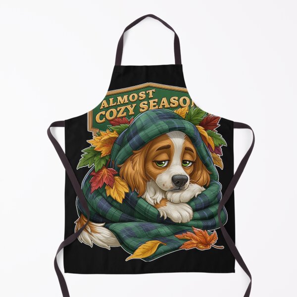 Item preview, Almost Cozy Season Fall Plaid Blanket Dog designed and sold by Marcikart.