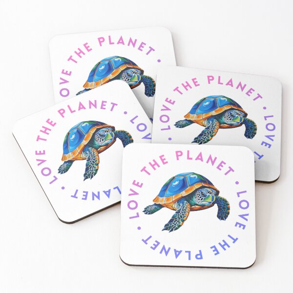 Item preview, Love the Planet Turtle Design designed and sold by Fernhaven.