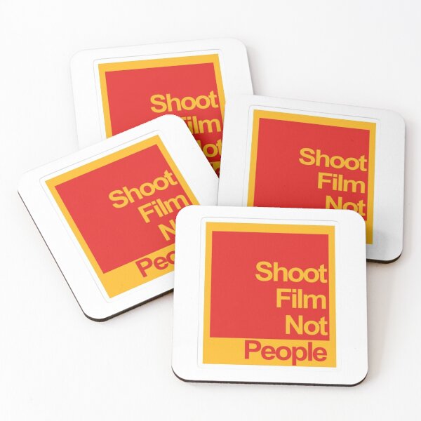 Item preview, Shoot Film Not People Photography Slogan Sticker designed and sold by Mustangana.